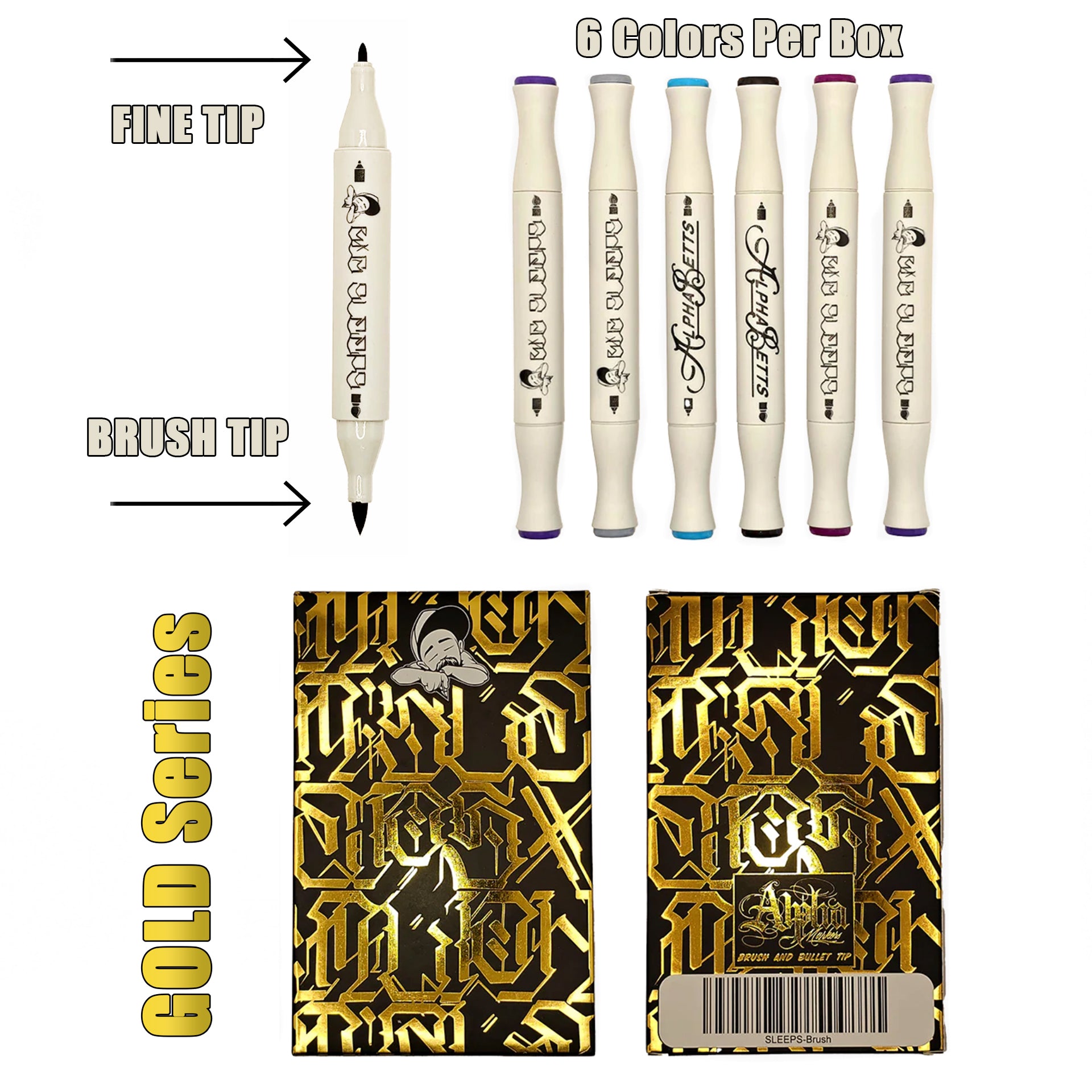 Professional Tattoo Design Markers by BJ Betts