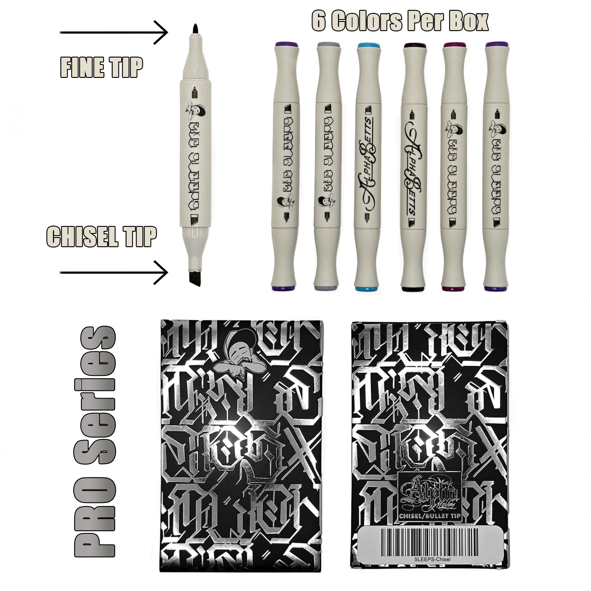 Professional Tattoo Design Markers by BJ Betts
