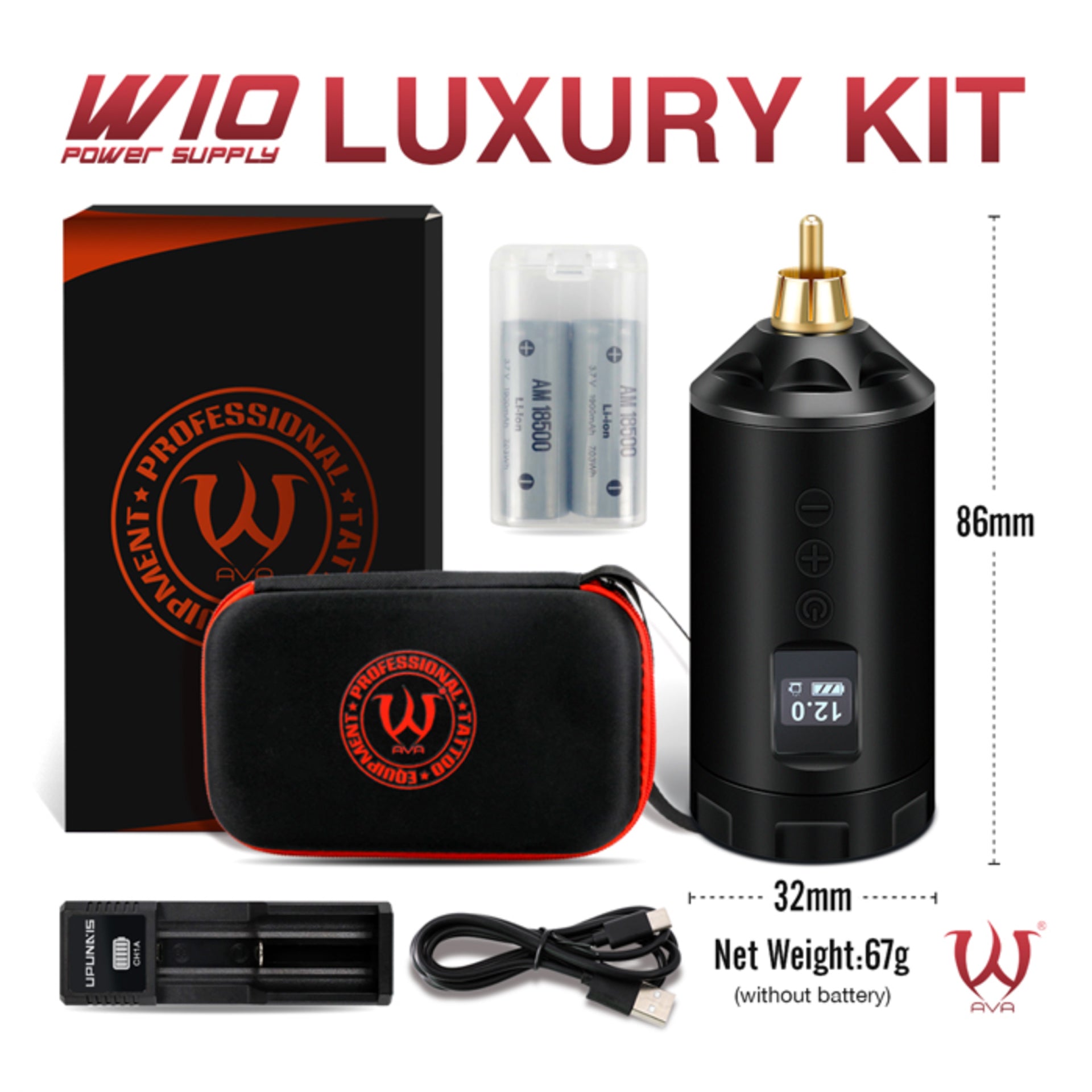 Wireless RCA Tattoo Power Pack