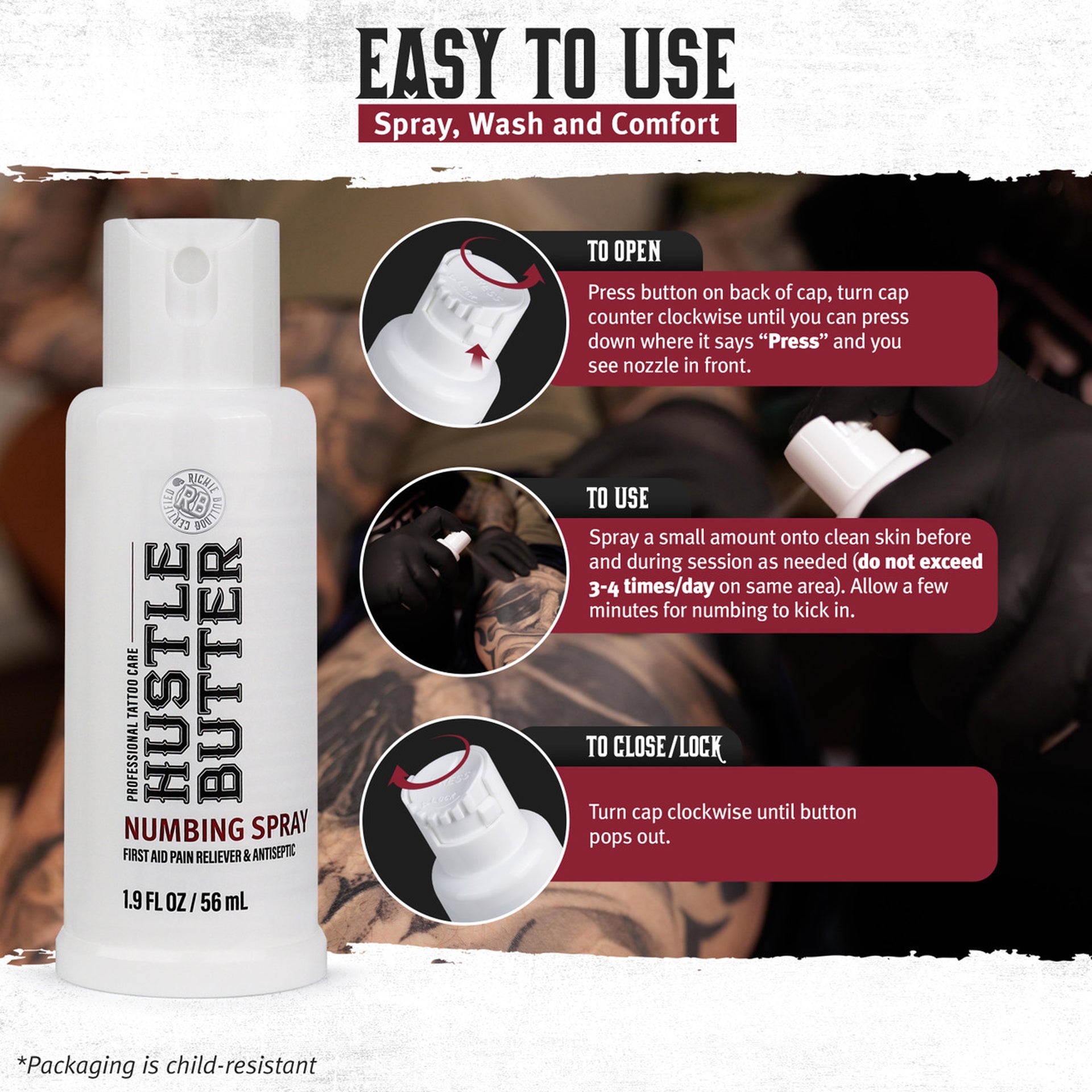 Hustle Butter Numbing Spray