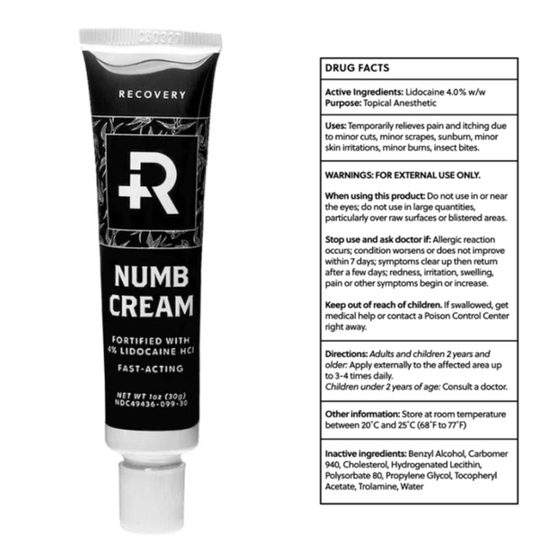 Recovery Numbing & Tattoo Care Products