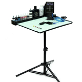Buy BYOOTIQUE 2 Tabletops Manicure Platform Portable Rolling Makeup Train  Case Tattoo Station Table Nail Desk Workstation with 4 Drawers Mirror  Speaker for Salon Travel Black Online at Lowest Price in Ubuy